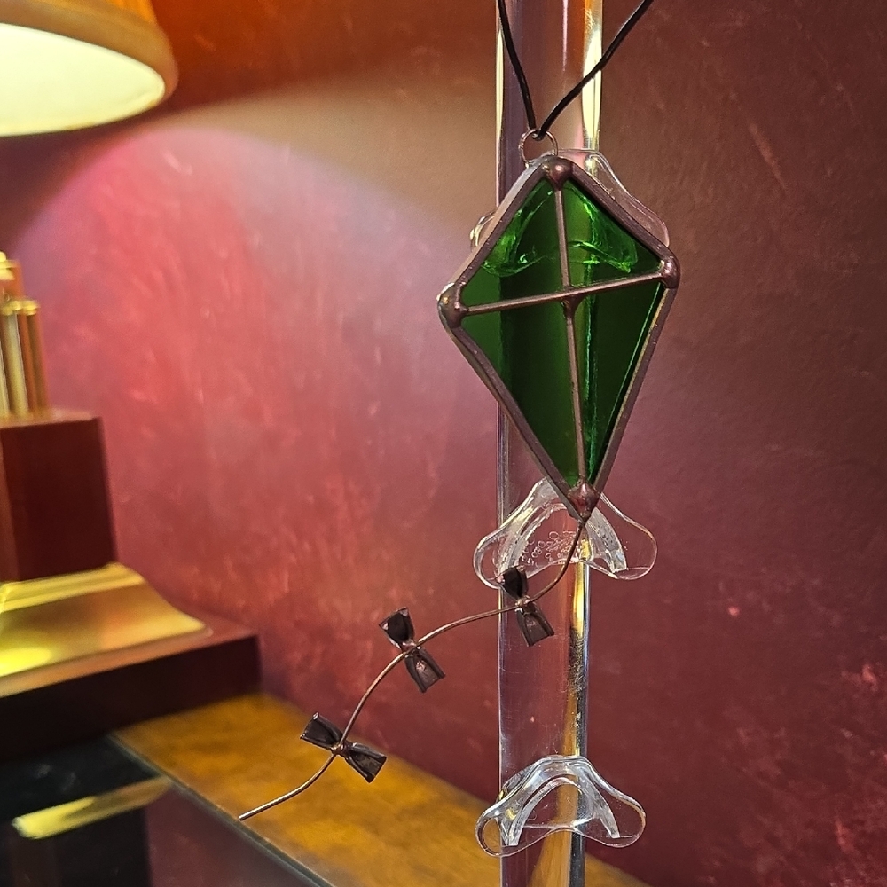 Vintage Green Kite Suncatcher